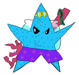 Cyan Sea Star Starlik