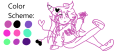 A concept of Jamie's design made by Happy while developing her titled "Demon Girl"