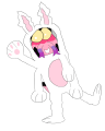 White Easter Bunny Shrimpert