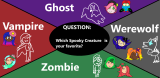 1. Ghosts vs Vampires vs Zombies vs Werewolfs ( Oct 27th - Nov 3rd 2024 )